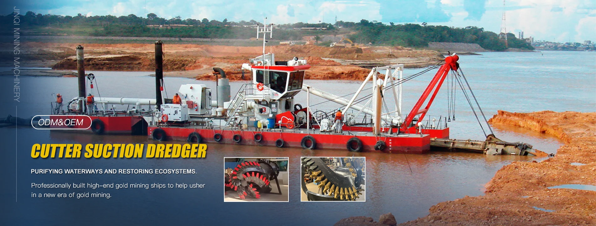 Fornitore di draga di aspirazione cutter in Cina