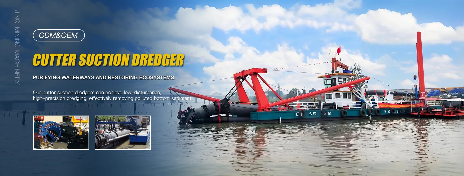 Fabbrica di navi di dragaggio efficienti in energia