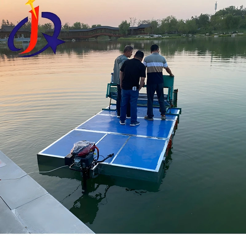 Cume una Piccula Mini Raccolta di Erba Acquatica Migliura a Rimozione di Erba in Picculi Canali?
