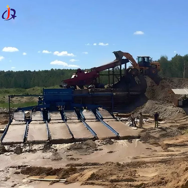 Piante à lavare d'or alluviali d'argilla