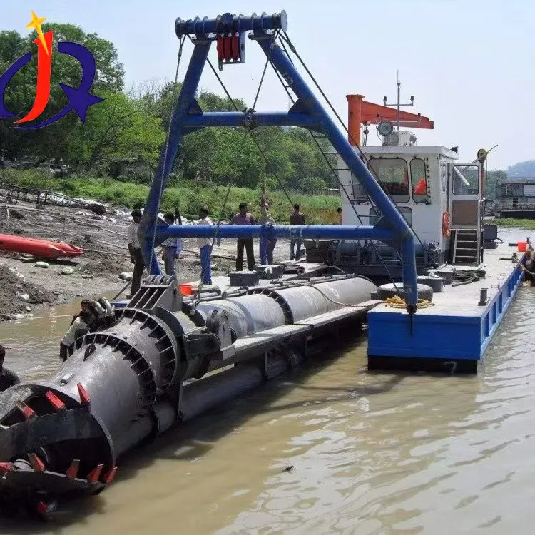Draga di aspirazione cutter cù pianta di lavatura d'oru